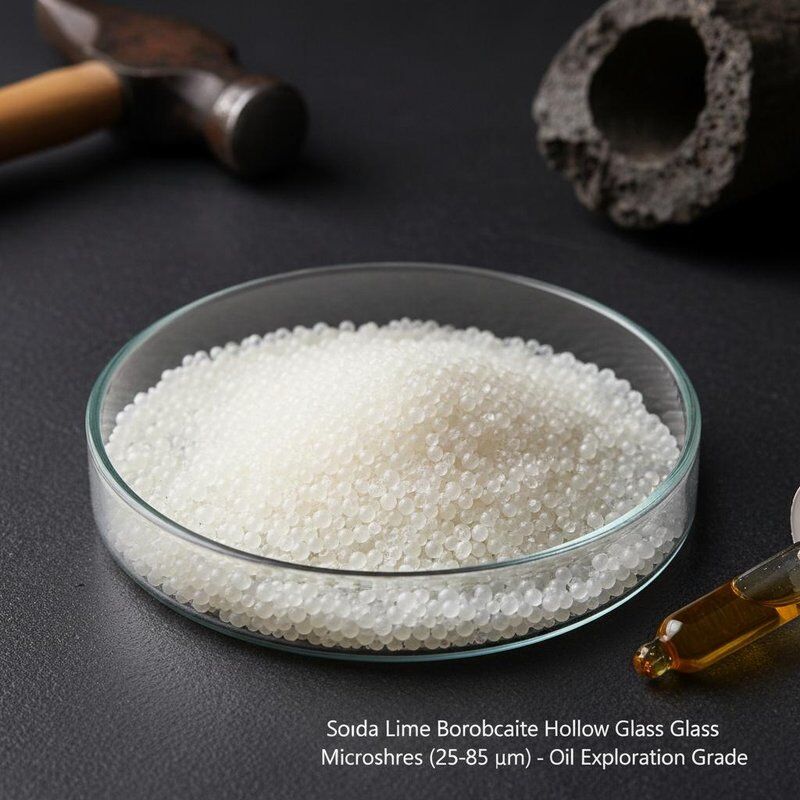 میکروسفرهای شیشه ای سوراخ شده با قطر 25-85 میکران برای منطقه اکتشاف نفت