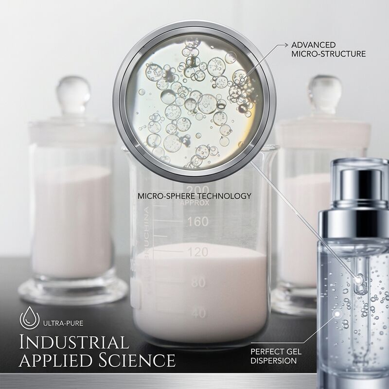 Microscopic Hollow Glass Microspheres with Bulk Density 0.10 to 0.40g/cm3 and Compressive Strength Up To 350 MPa for Industrial Applications